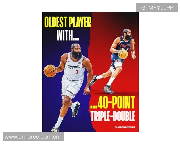 哈登36岁后连创佳绩两场至少35分5板5助成历史第四人追平詹杜库辉煌